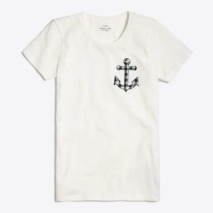 J. Crew Factory Collector's Tee in Anchor Chest